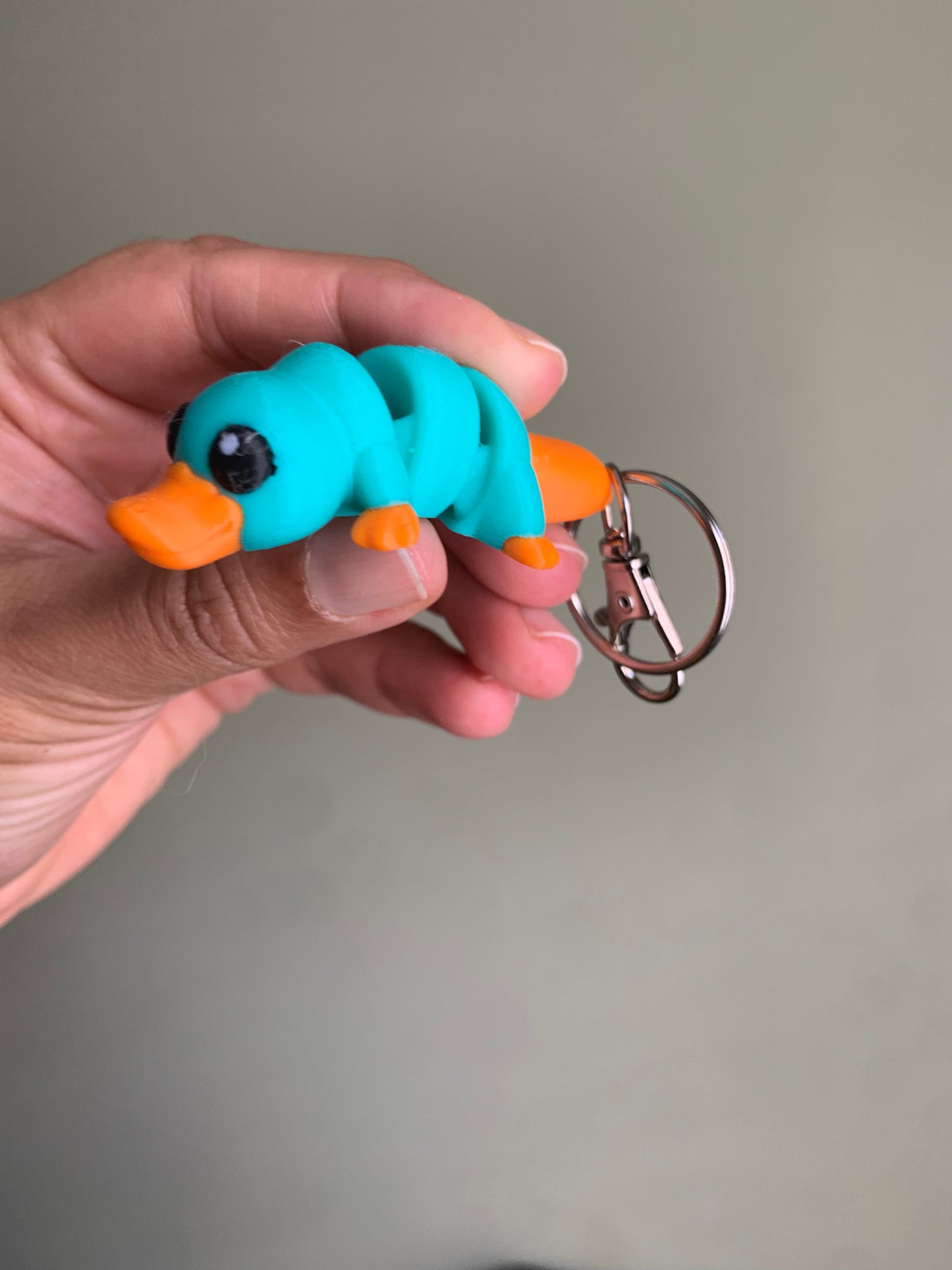 Platypus Cute Flexi Keychain