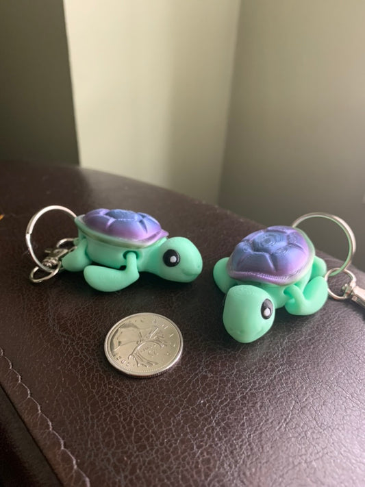 Keychain Turtle Shiny Shell Tortoise