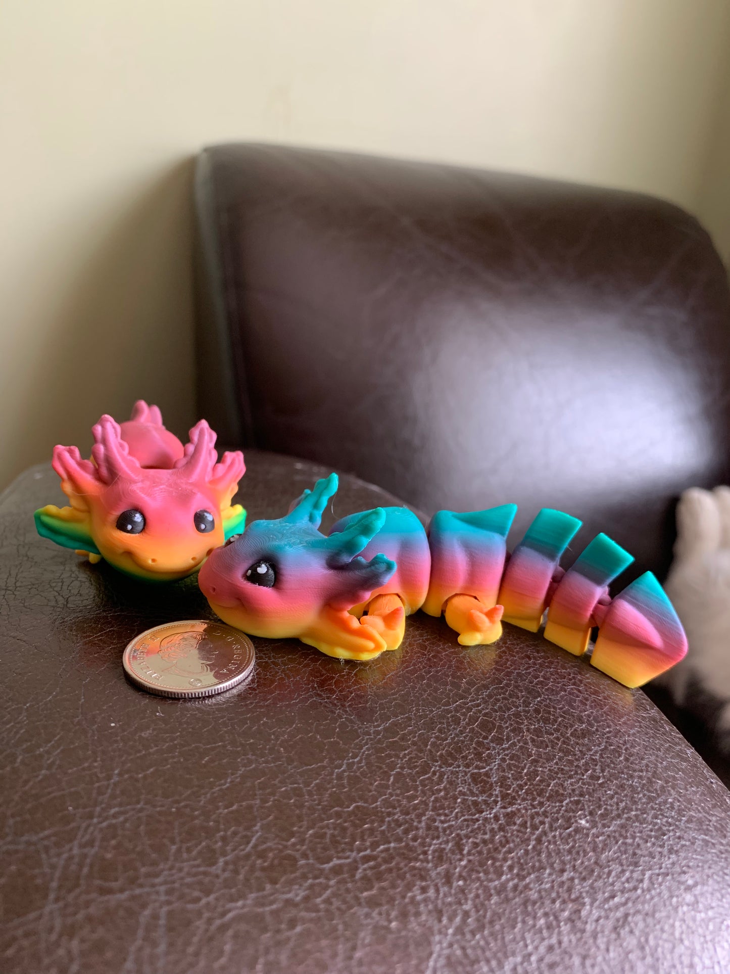 Axolotl BABY Flexi Model Toy