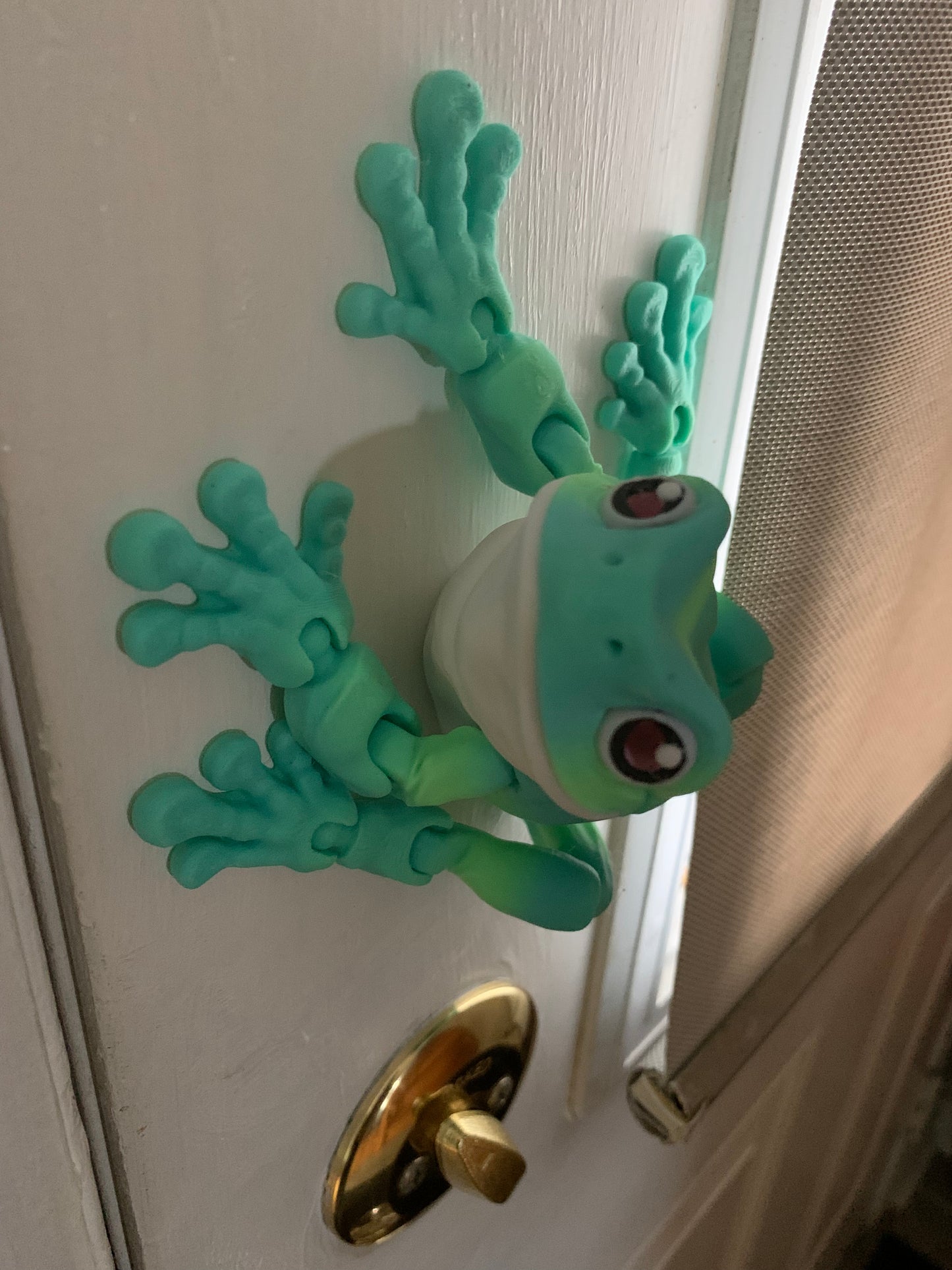 Magnetic White's Tree Frog Flexi Model