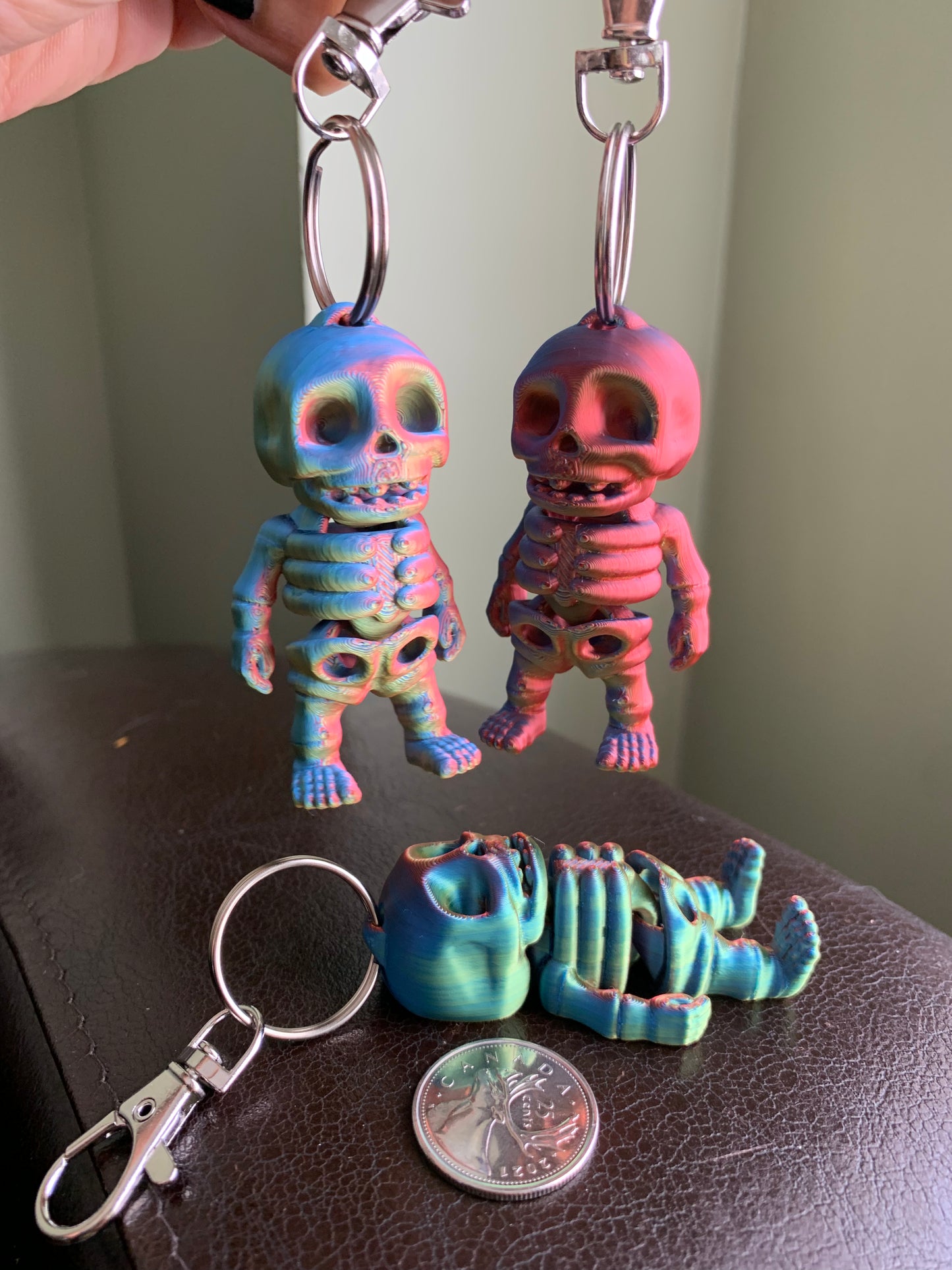 Keychain Skeleton Wobbly Fidget